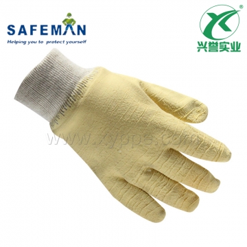 SAFEMAN君御 Y9052全浸黄色乳胶手套