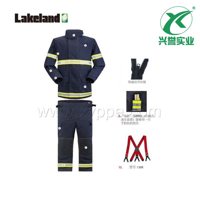 雷克兰CEOSX1000欧标消防战斗服