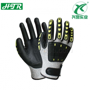 HTR海太尔0391防割防撞击机械手套