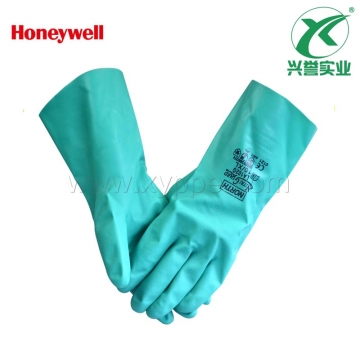 霍尼韦尔丁腈防化手套LA102G