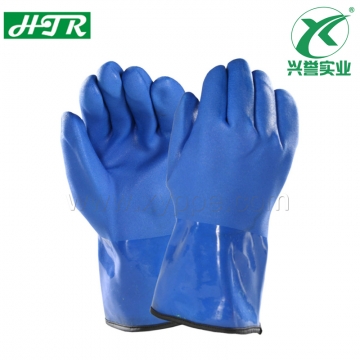 HTR海太尔 10-235深蓝色防寒防化手套