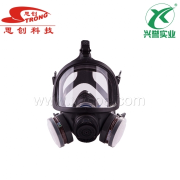 思创 硅胶大眼眶防毒面具ST-M70-3