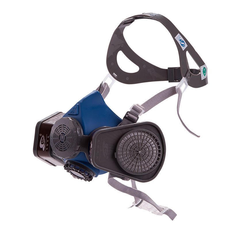 思创 硅胶双罐防毒面具ST-M60G-3