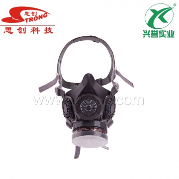 思创 橡胶单罐防毒面具ST-M60X-2B
