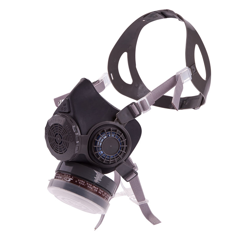 思创 橡胶单罐防毒面具ST-M60X-2B