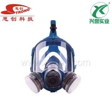 思创 硅胶大视野防毒面具ST-M80-3