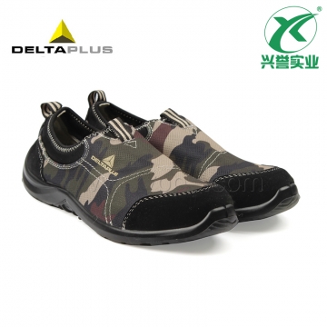 代尔塔 301217松紧系列春秋迷彩S1P安全鞋