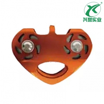 代尔塔 509025铝制横向轴承式双滑轮