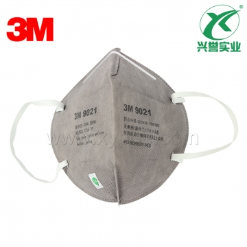 3M 9021 KN90双片装耳戴折叠式防护防尘口罩