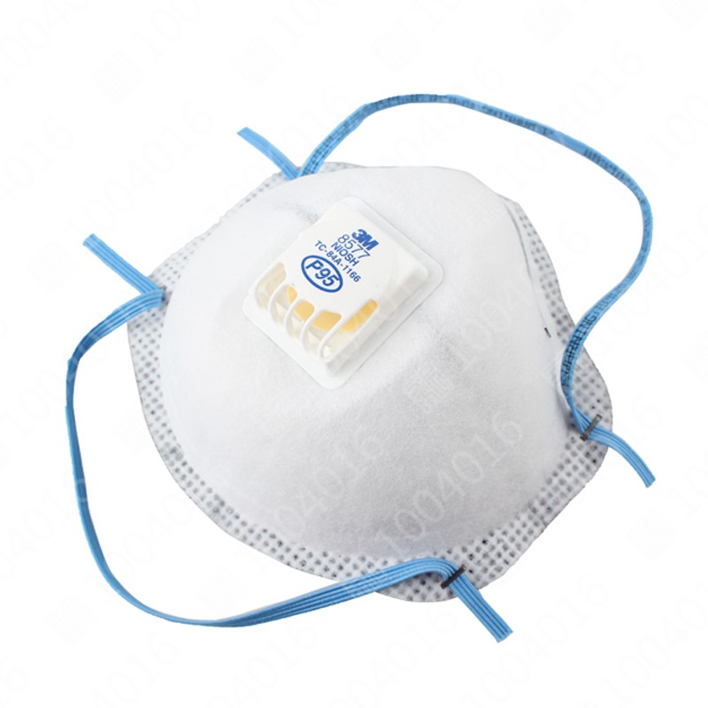 3M 8577 P95 带呼吸阀防颗粒物活性炭防尘口罩