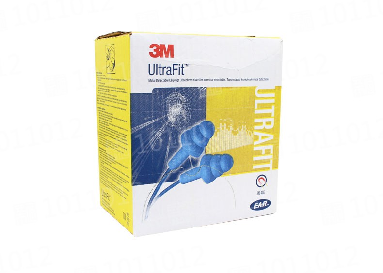 3M EAR340-4007 Ultrafit Metal Detectable 含可探测金属圣诞树型带线耳塞