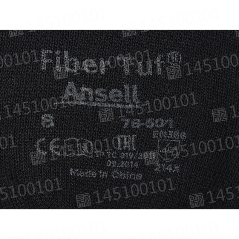 Ansell FiberTuf 76-501PVC点塑手套