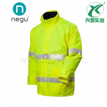 耐戈友NG13605 高亮警示防水风衣