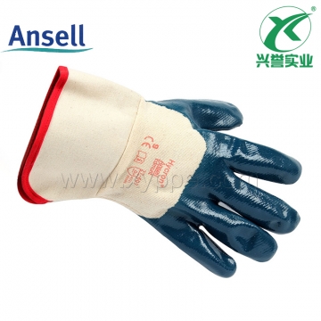 安思尔（Ansell）丁腈涂层防油手套27-607