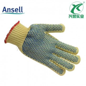 安思尔（Ansell）PVC点塑防割手套70-340
