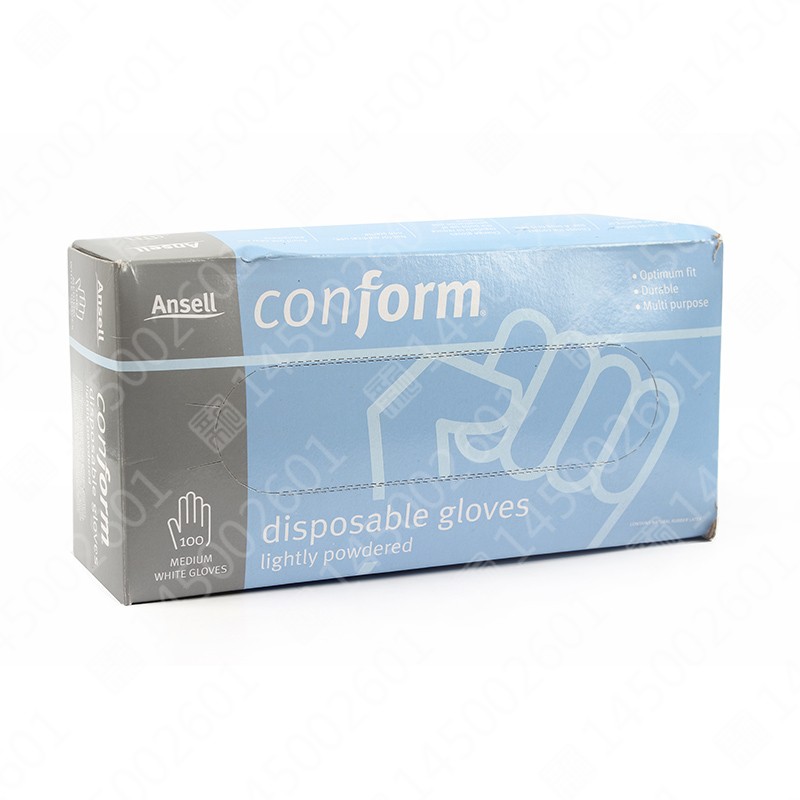 Ansell 8443一次性天然乳胶手套