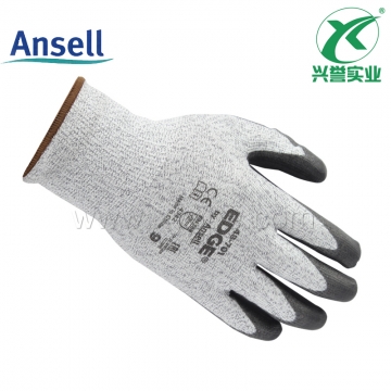 AnsellPU涂层3级防割手套48-701
