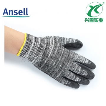 Ansell 48-705 PU涂层5级防割手套（升级为48705）