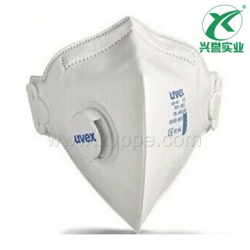 优唯斯 8733110折叠式防尘口罩带阀