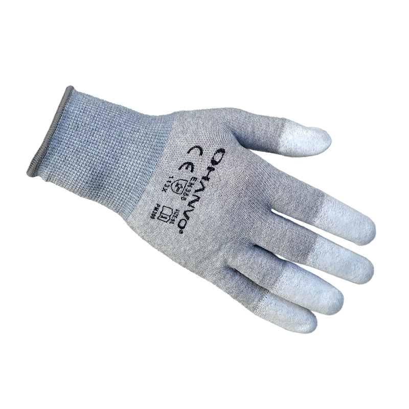 恒辉PM309 PU树脂指浸防静电手套