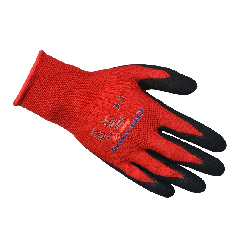 恒辉NX302丁腈磨砂通用手套