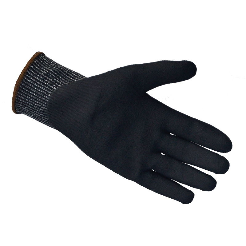 恒辉NJ384丁腈发泡5级防切割手套