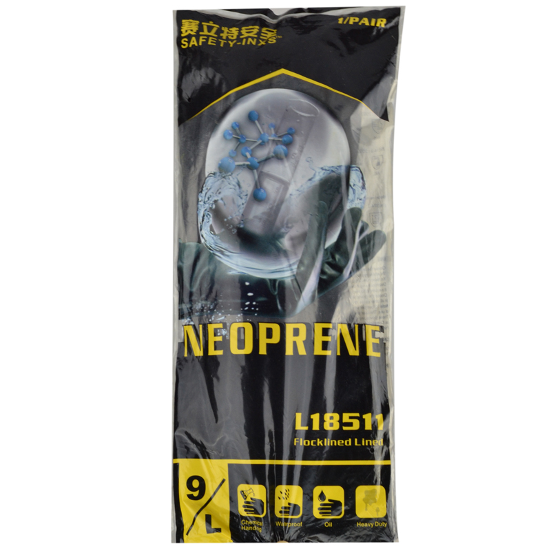 赛立特L18511氯丁橡胶防化手套