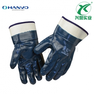 恒辉NK423丁腈全浸耐油手套