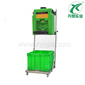 移动推车式洗眼器(绿色ABS+304车)0204-2031