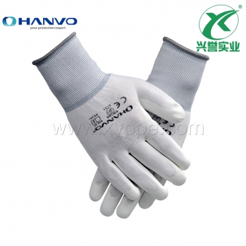 恒辉PE303 Pu掌浸通用手套