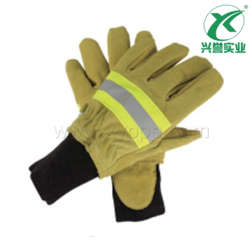 FG04201牛皮材质CCC消防手套