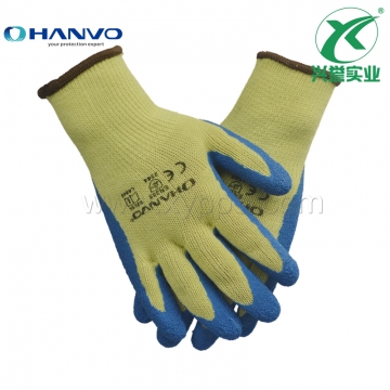 恒辉LA040乳胶涂层防切割手套