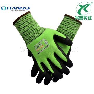 恒辉NX680丁腈磨砂防寒手套