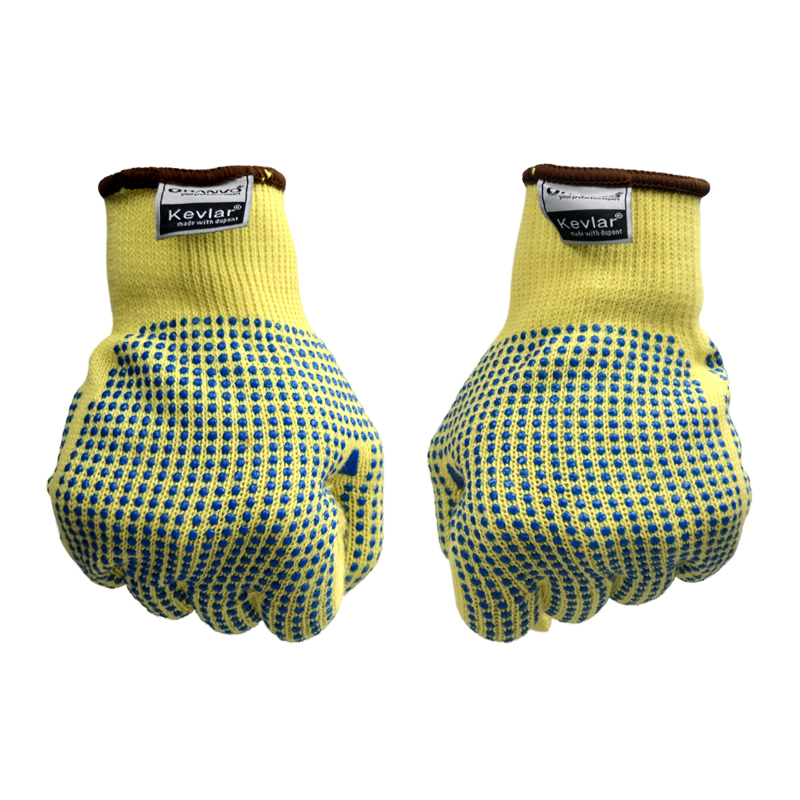 恒辉WR040 PVC点珠3级防割手套