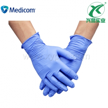 麦迪康1133一次性丁腈涂层手套6.2g