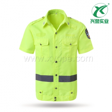 透气男女半袖交通警示荧光服CNSS-GA001
