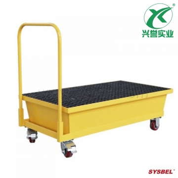 西斯贝尔SYSBEL SPM222移动式钢制盛漏托盘(配推车)