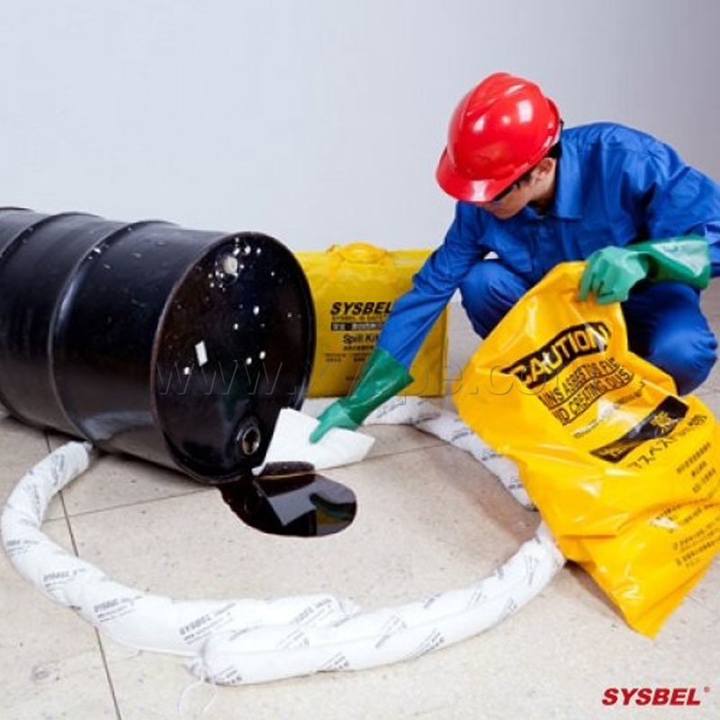西斯贝尔SYSBEL SKIT001W便携式泄漏处理套件|便携式溢漏应急袋（油类专用）