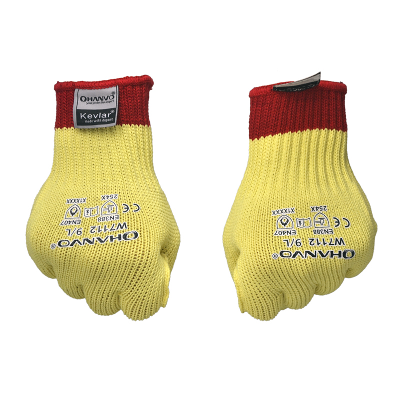 恒辉W7112 KEVLAR防割5级手套