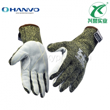 恒辉ZW043贴皮5级防切割手套