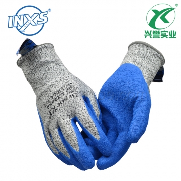 赛立特乳胶涂层3级防割手套L22559