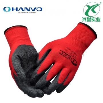 恒辉LA304浸胶耐磨防滑手套