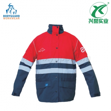 博嘉迪 CN007 两色相拼防风防雨外套