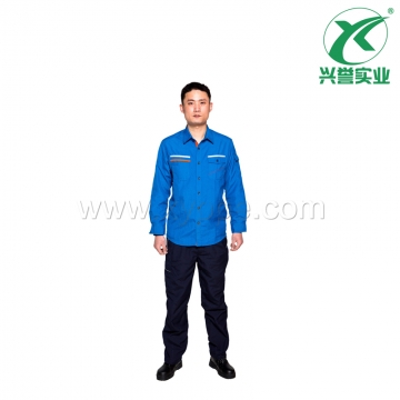 夏季永久性本质阻燃防护服上衣+裤子