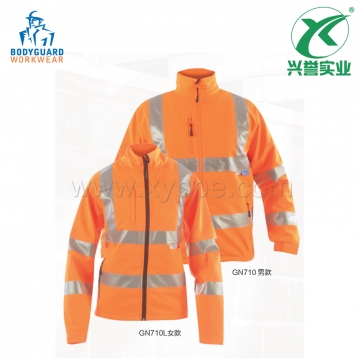 博迪嘉GN710/GN710L荧光软壳夹克