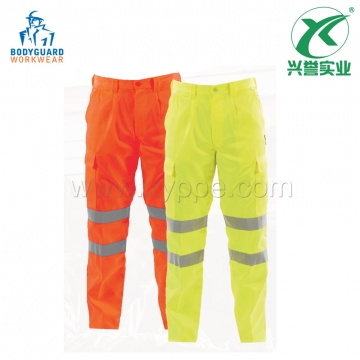 博迪嘉V2GN610荧光橘红TC长裤