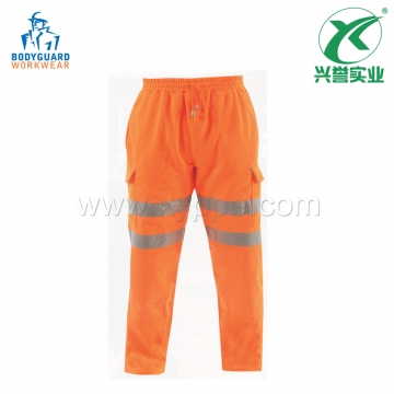 博迪嘉GN800荧光橘红运动裤