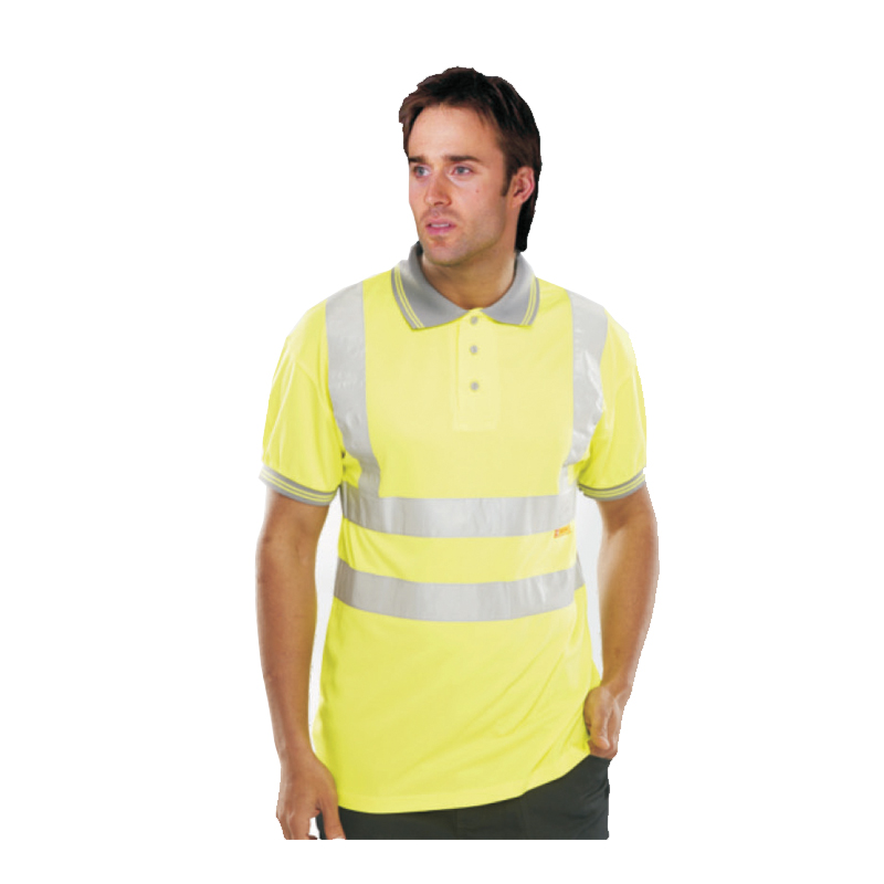 博迪嘉GN650/GN650Y荧光橘红短袖POLO衫