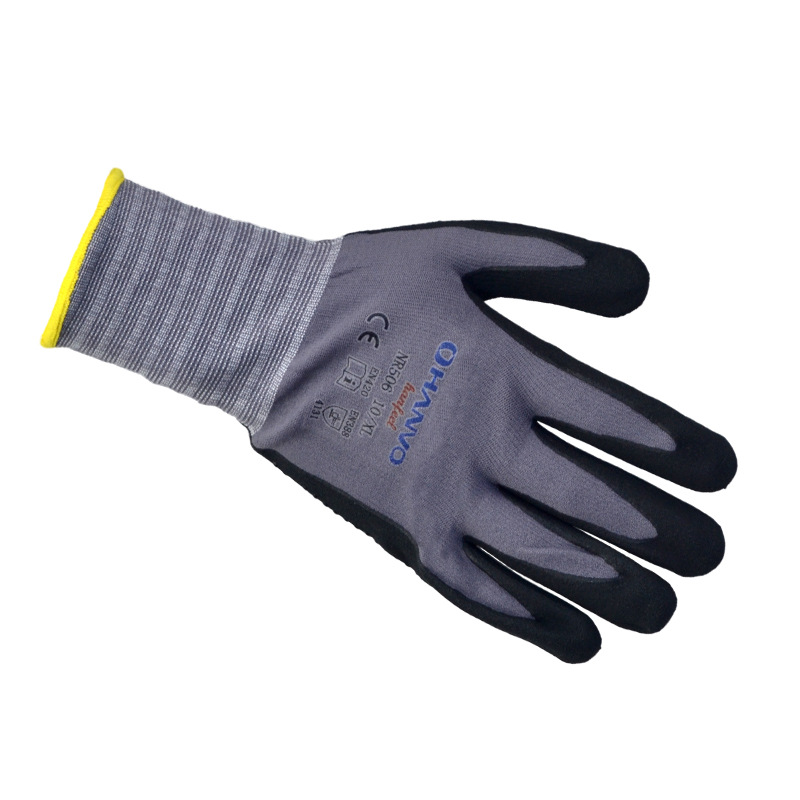 恒辉NY506丁腈发泡点珠手套