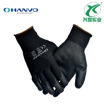 恒辉 PE304 PU涂层精细操作手套